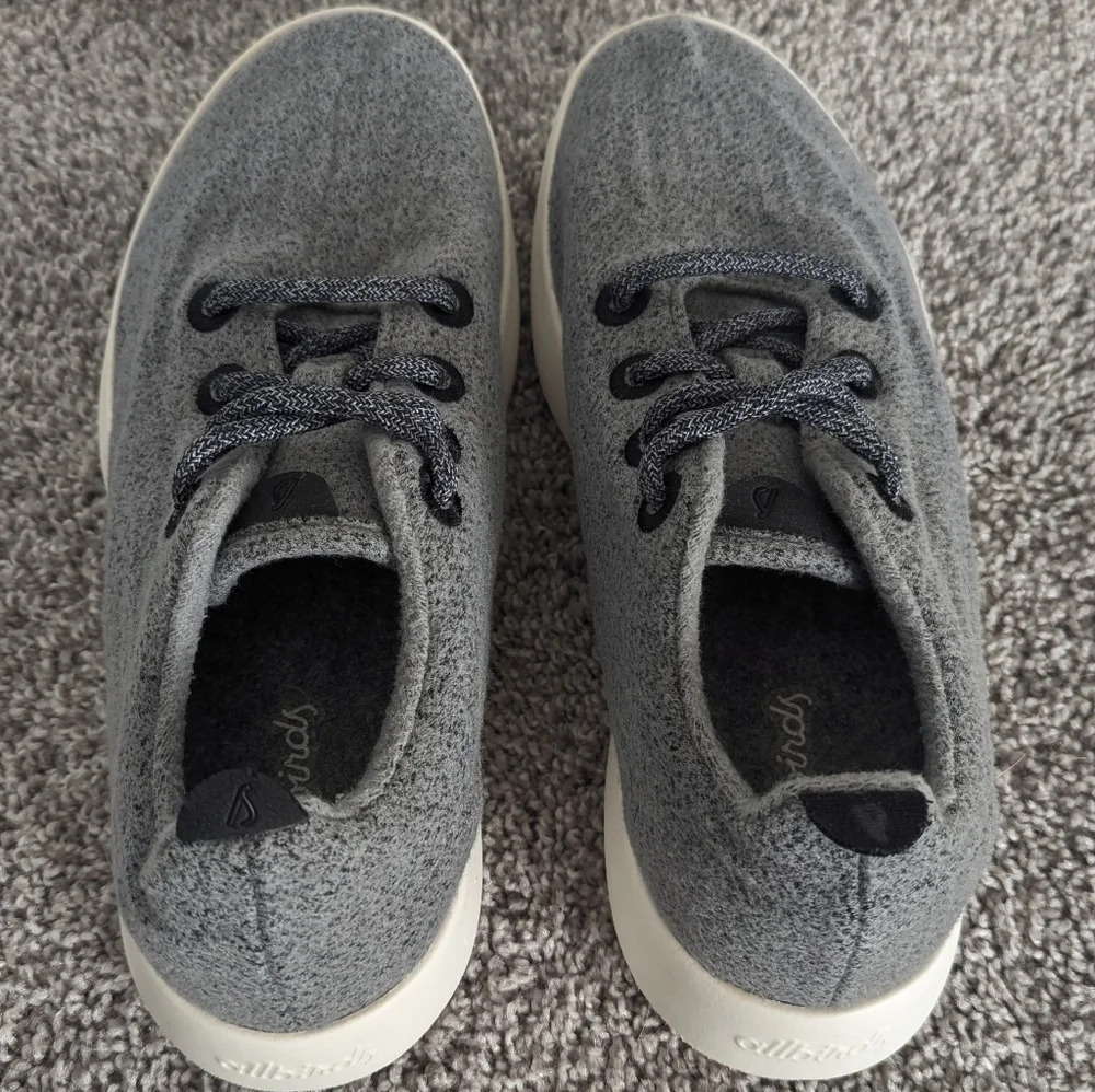 Allbirds Wool Runners Grey sz 8 - Picture 5 of 7